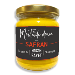 Moutarde douce de Dijon au safran - Safran Maison Fayet